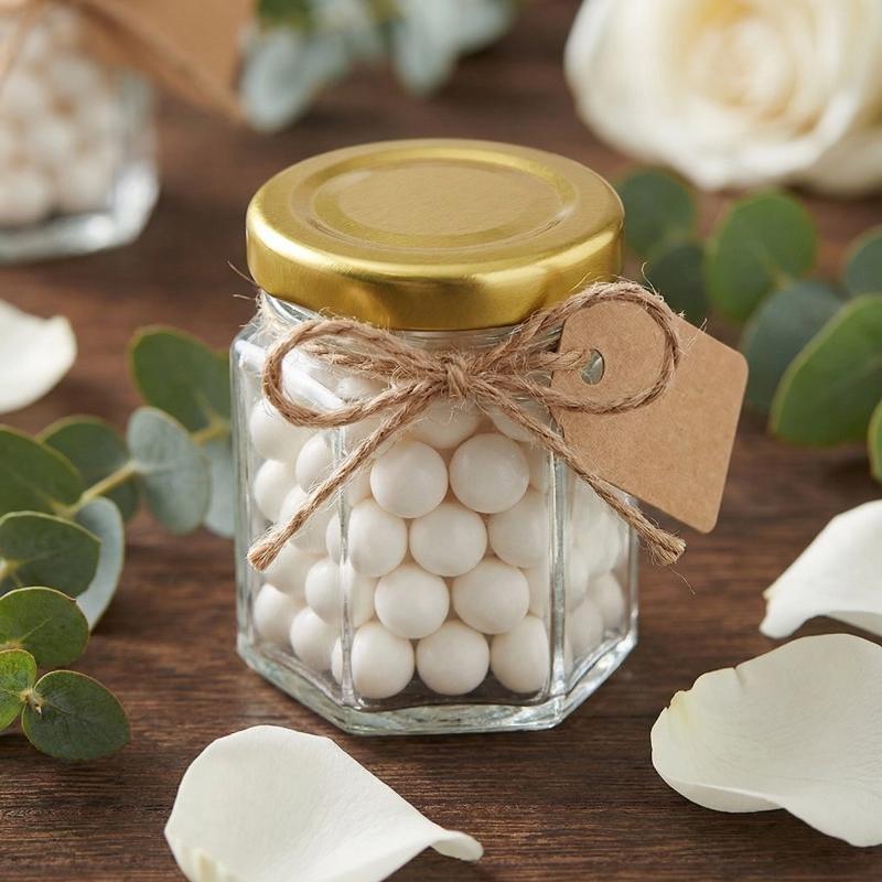 3/5pcs 45ml Mini Hexagonal Jar - Mason Jar 8Oz review and price