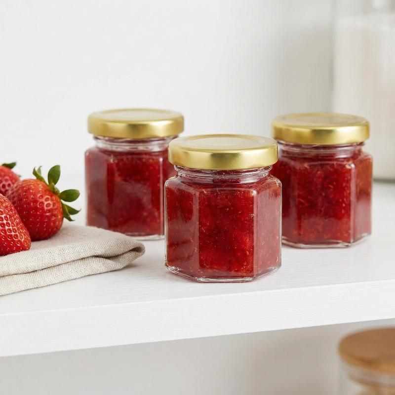 3/5pcs 45ml Mini Hexagonal Jar - Mason Jar 8Oz review and price