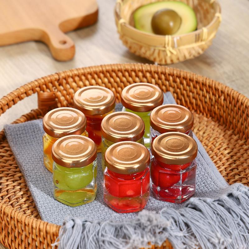 3/5pcs 45ml Mini Hexagonal Jar - Mason Jar 8Oz review and price