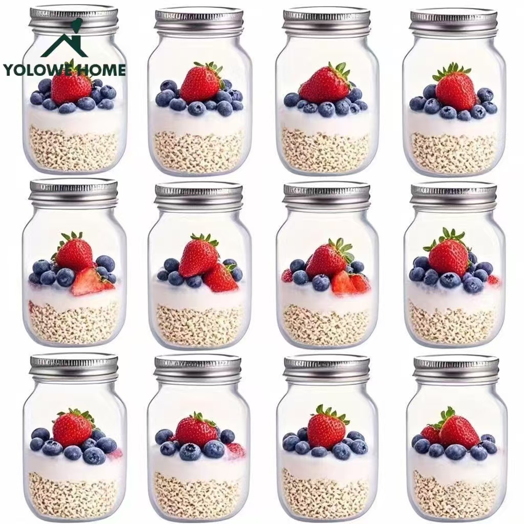 6Pcs, 12Pcs, 500Ml/16Oz, Glass - Mason Jar 8Oz review and price