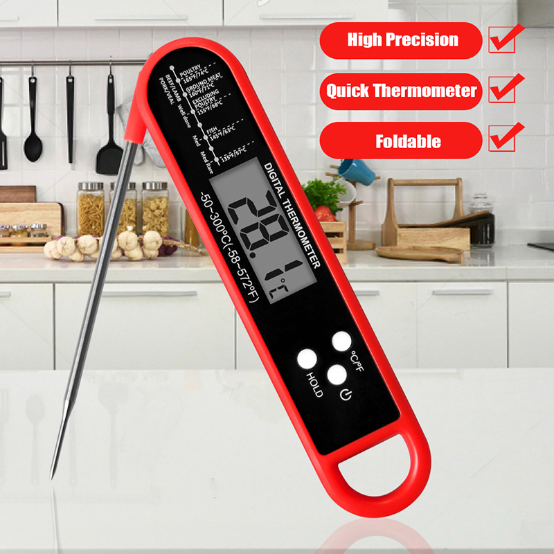 Foldable Meat Thermometer Digi - Digital Thermometer Probe review and price