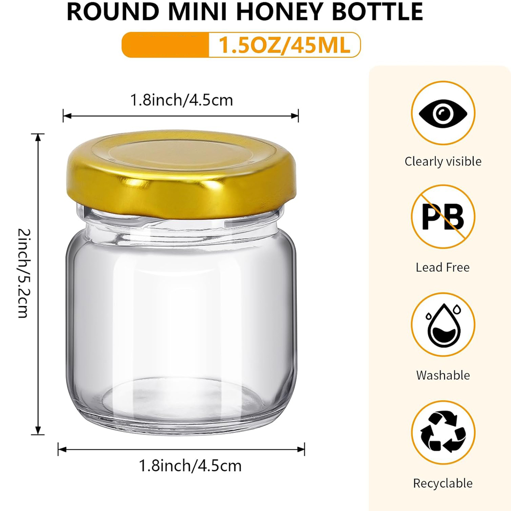 1.5 oz Round Mini Clear Honey  - Mason Jar 8Oz review and price