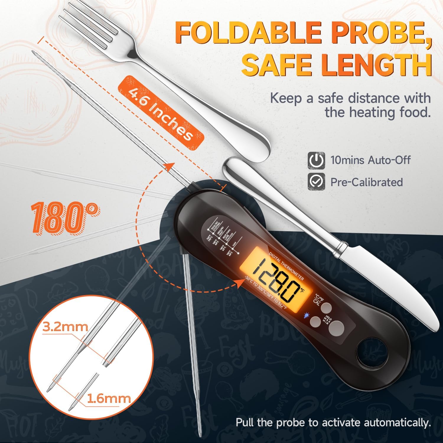 Digital Instant Read Meat Ther - Digital Thermometer Probe review and price
