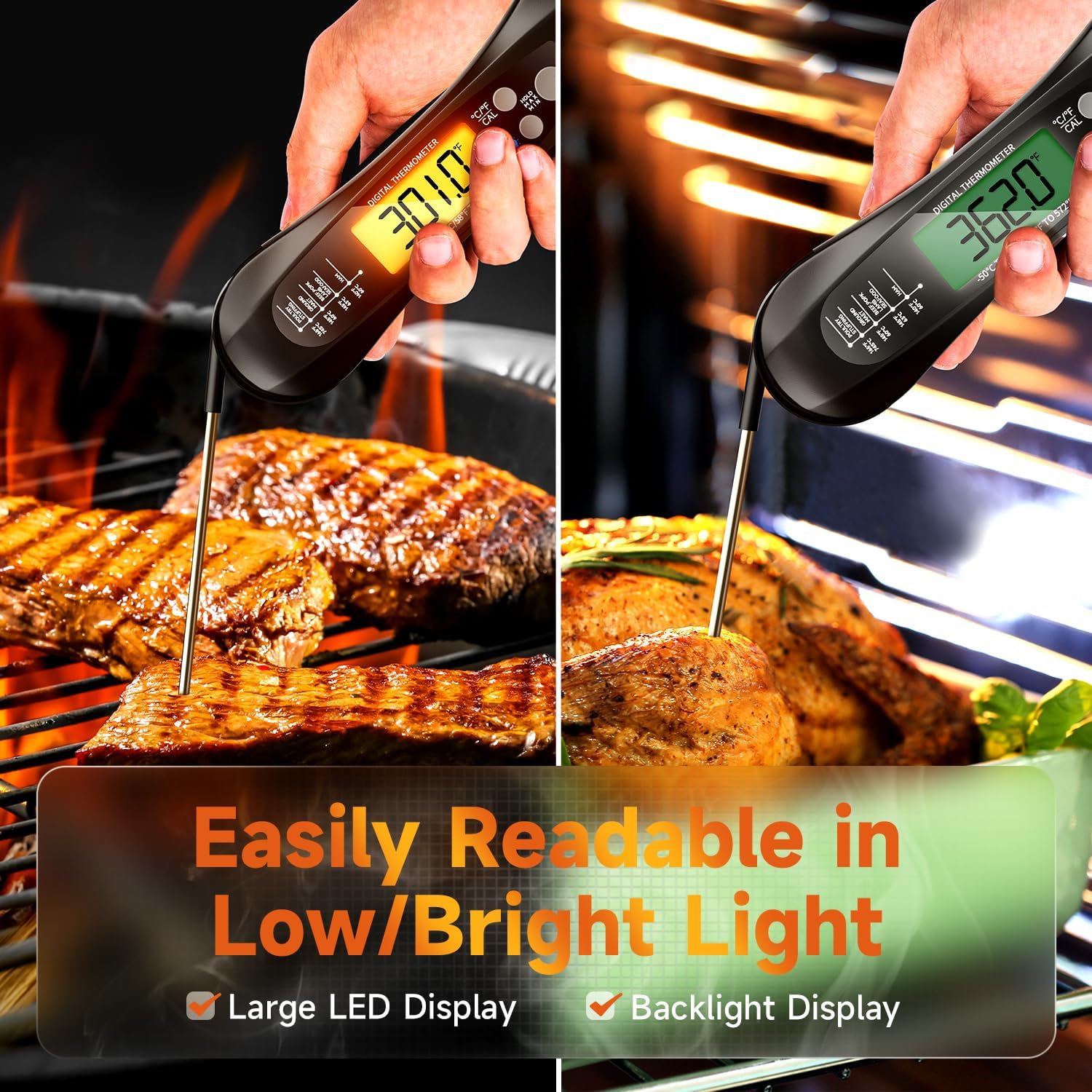 Digital Instant Read Meat Ther - Digital Thermometer Probe review and price