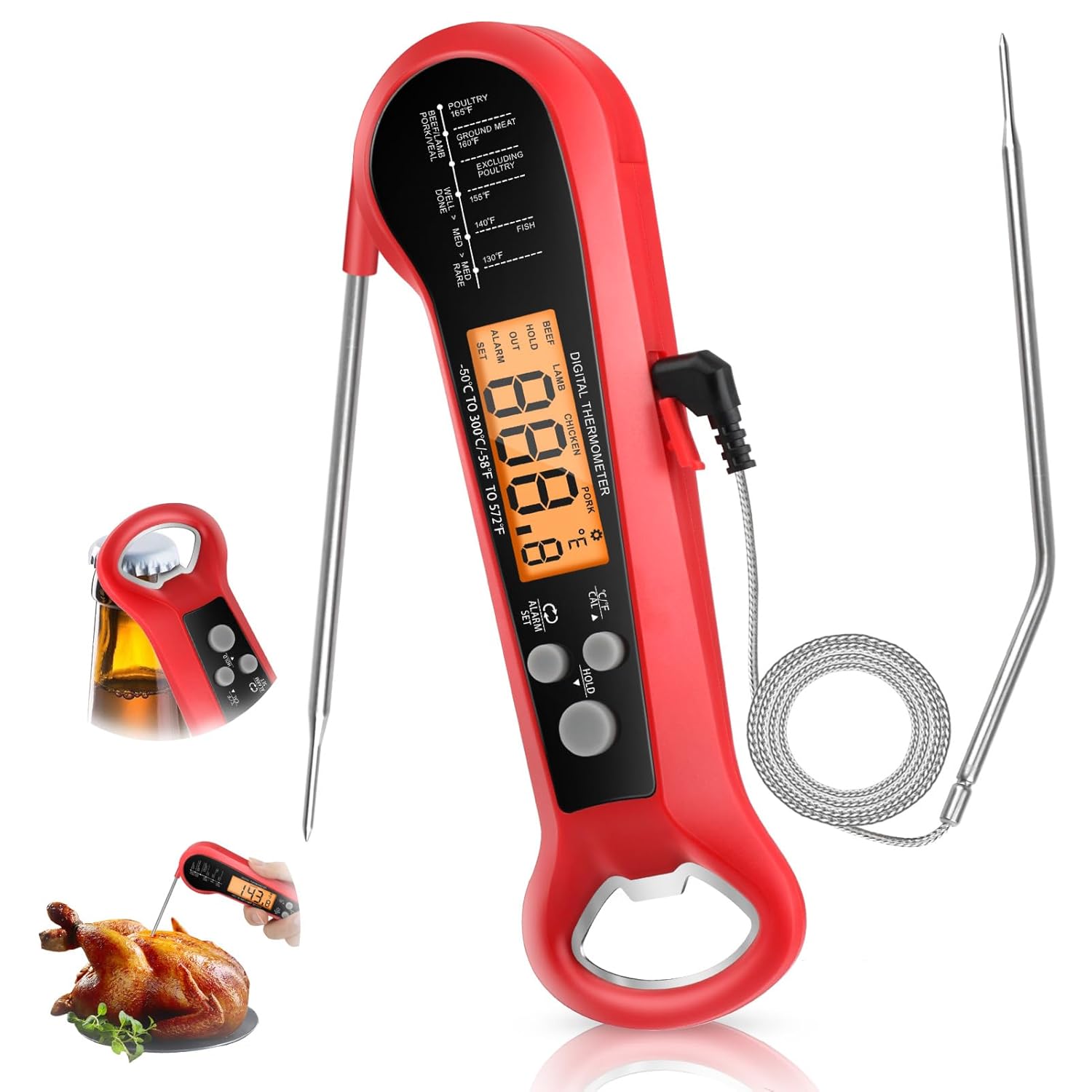 Professional Digital Meat Ther - Digital Thermometer Probe review and price