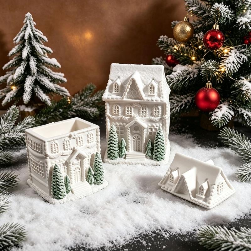 Winter Display House Shape Mol - Candle Vessel Supplies review and price