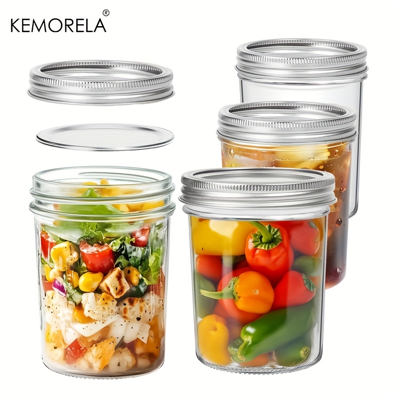 KEMORELA Mason Jars 350ML With - Mason Jar 8Oz review and price