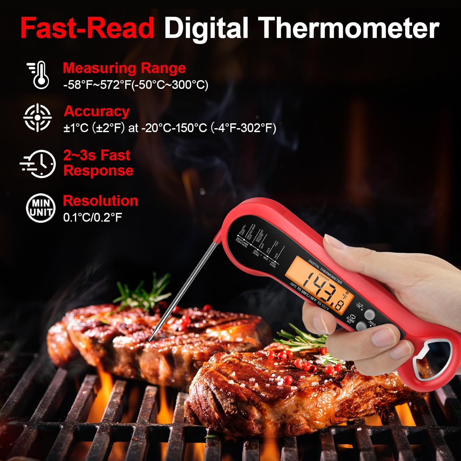 Long Cable Professional Meat T - Digital Thermometer Probe review and price